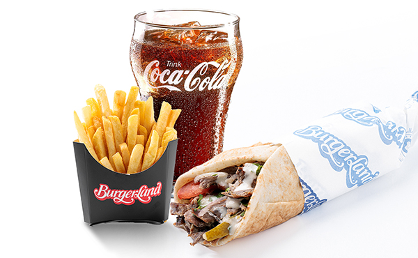 Small beef shawarma combo
