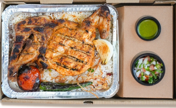 Half Grill Chicken With Rice